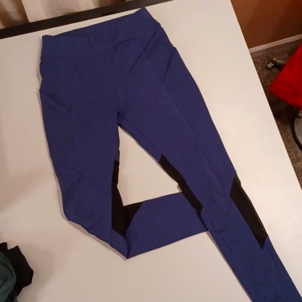PopFit Full Length Leggings - Pockets, mesh